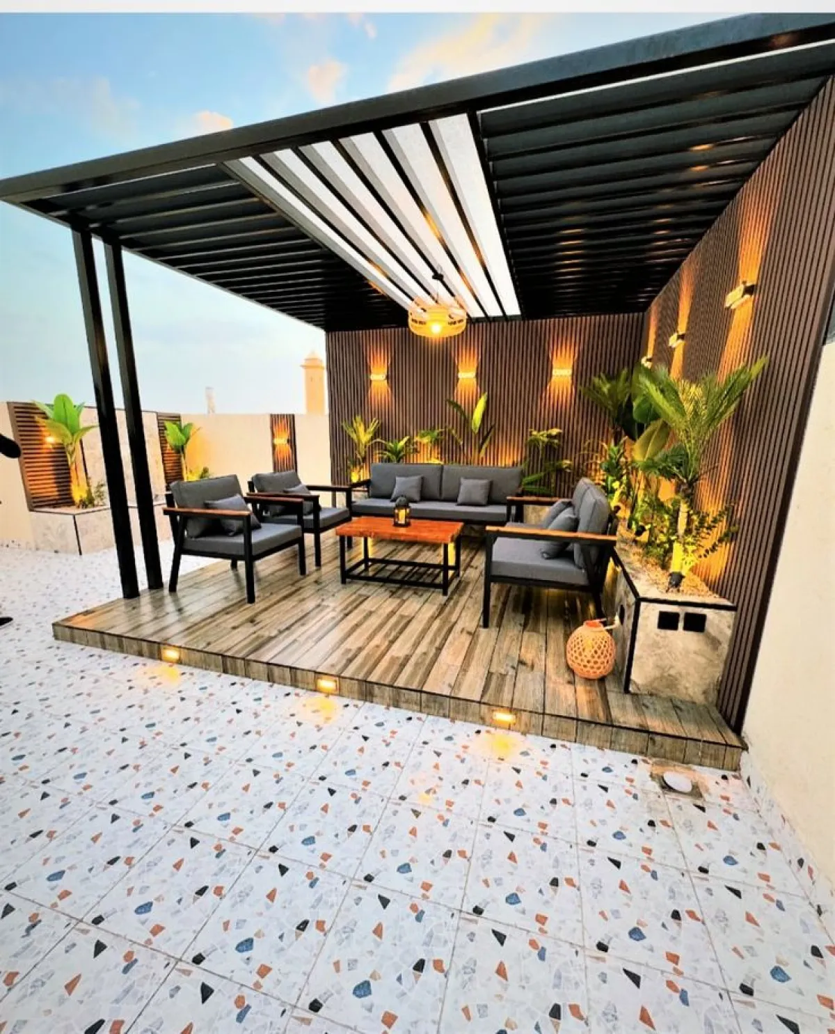 برجولات حدائق حديثة